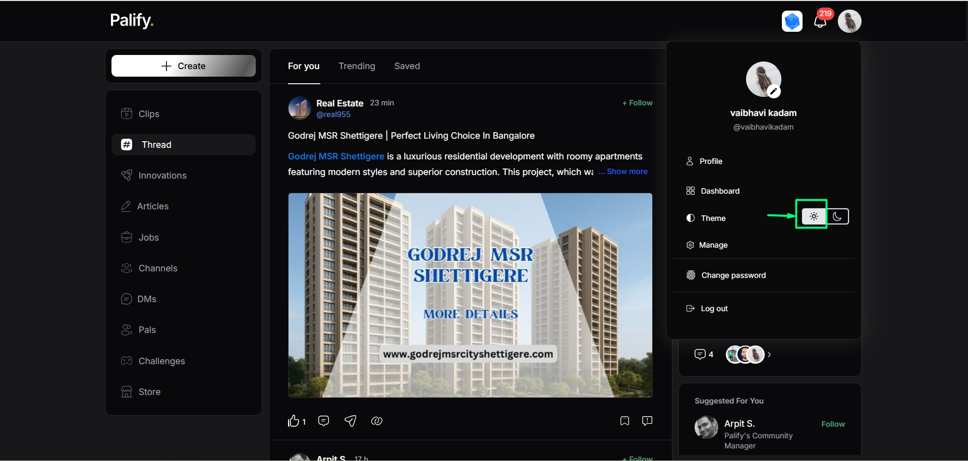 Click Light Theme
